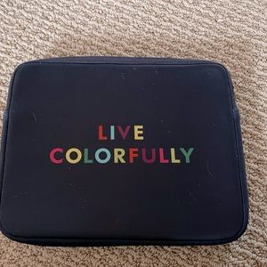 Kate Spade iPad sleeve - LIVE COLORFULLY